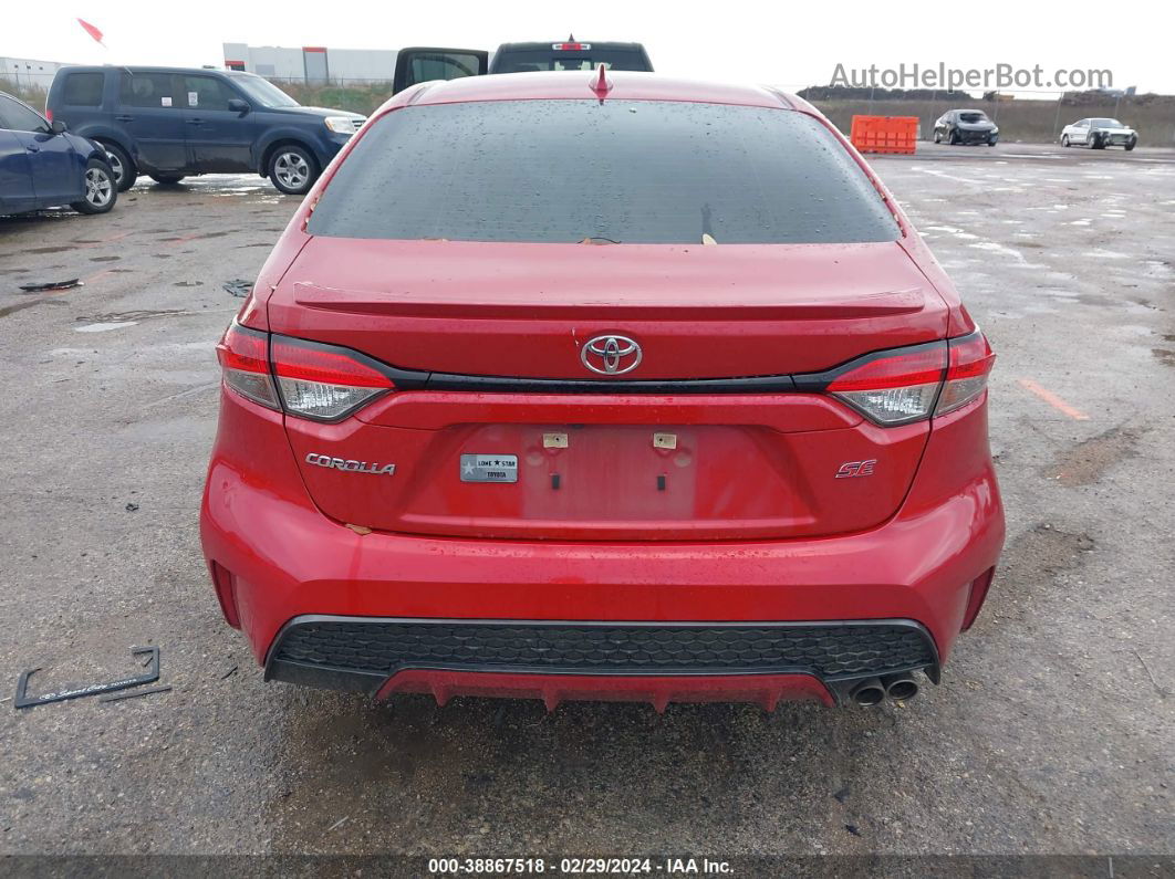 2021 Toyota Corolla Se Red vin: 5YFS4MCE2MP077511