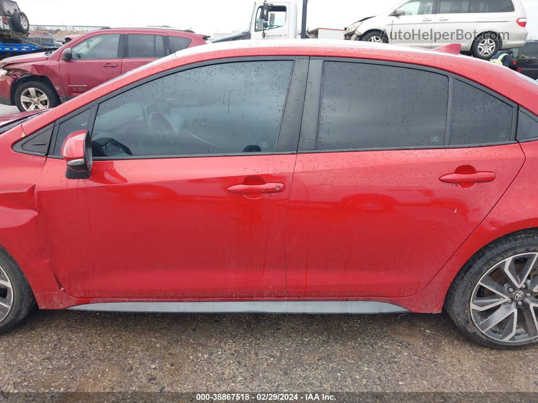 2021 Toyota Corolla Se Red vin: 5YFS4MCE2MP077511