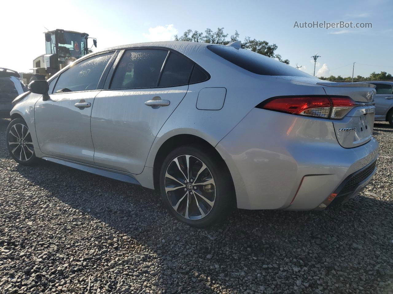 2021 Toyota Corolla Se Silver vin: 5YFS4MCE2MP092588