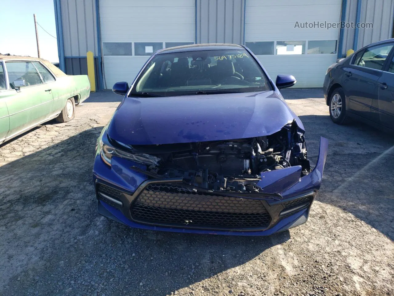 2021 Toyota Corolla Se Blue vin: 5YFS4MCE3MP075007