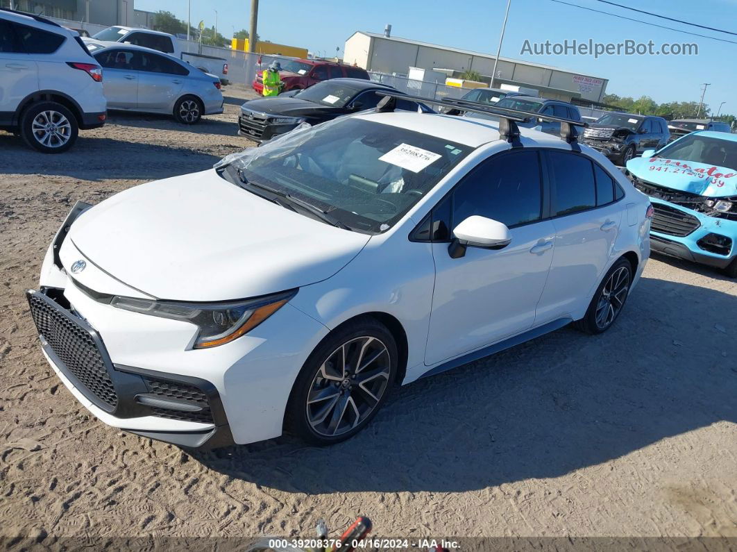 2021 Toyota Corolla Se White vin: 5YFS4MCE3MP086461