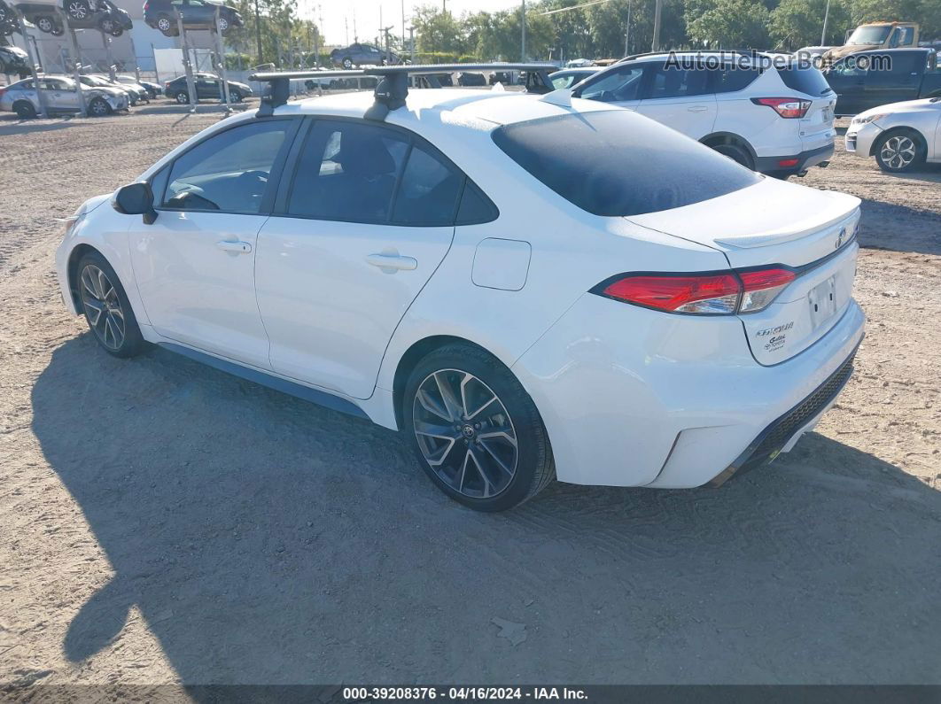 2021 Toyota Corolla Se White vin: 5YFS4MCE3MP086461