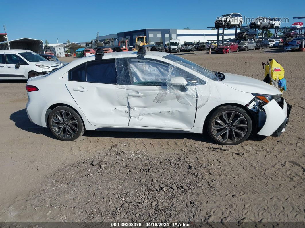 2021 Toyota Corolla Se White vin: 5YFS4MCE3MP086461