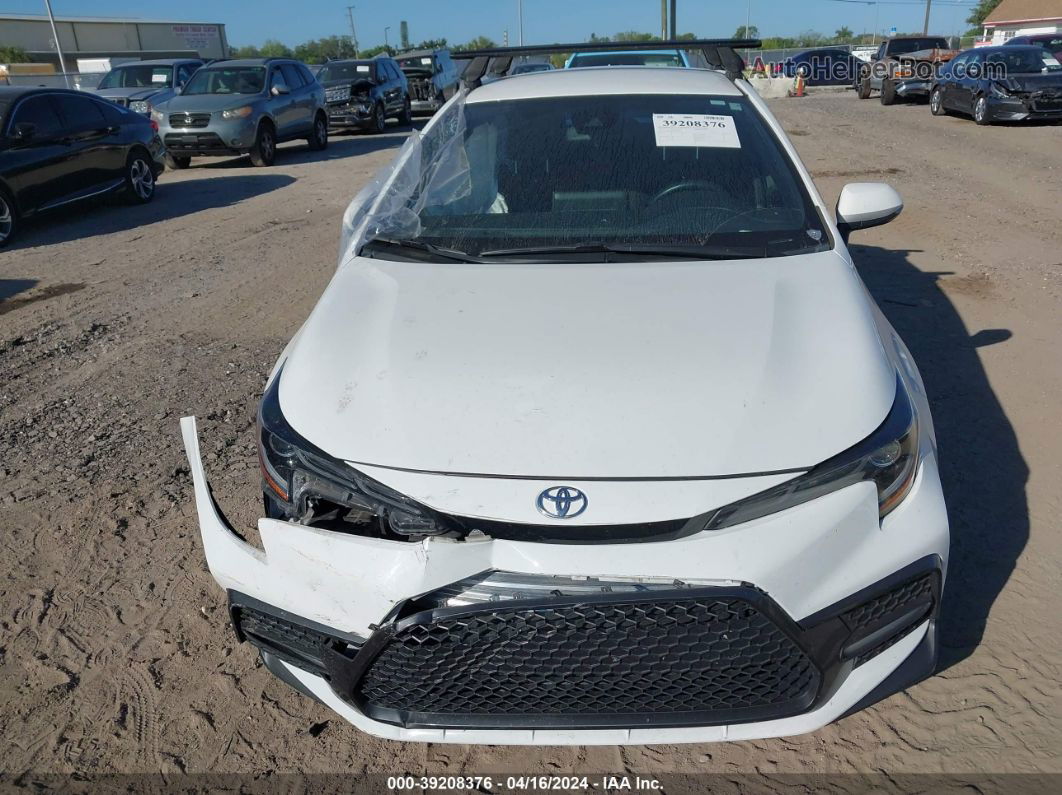 2021 Toyota Corolla Se White vin: 5YFS4MCE3MP086461