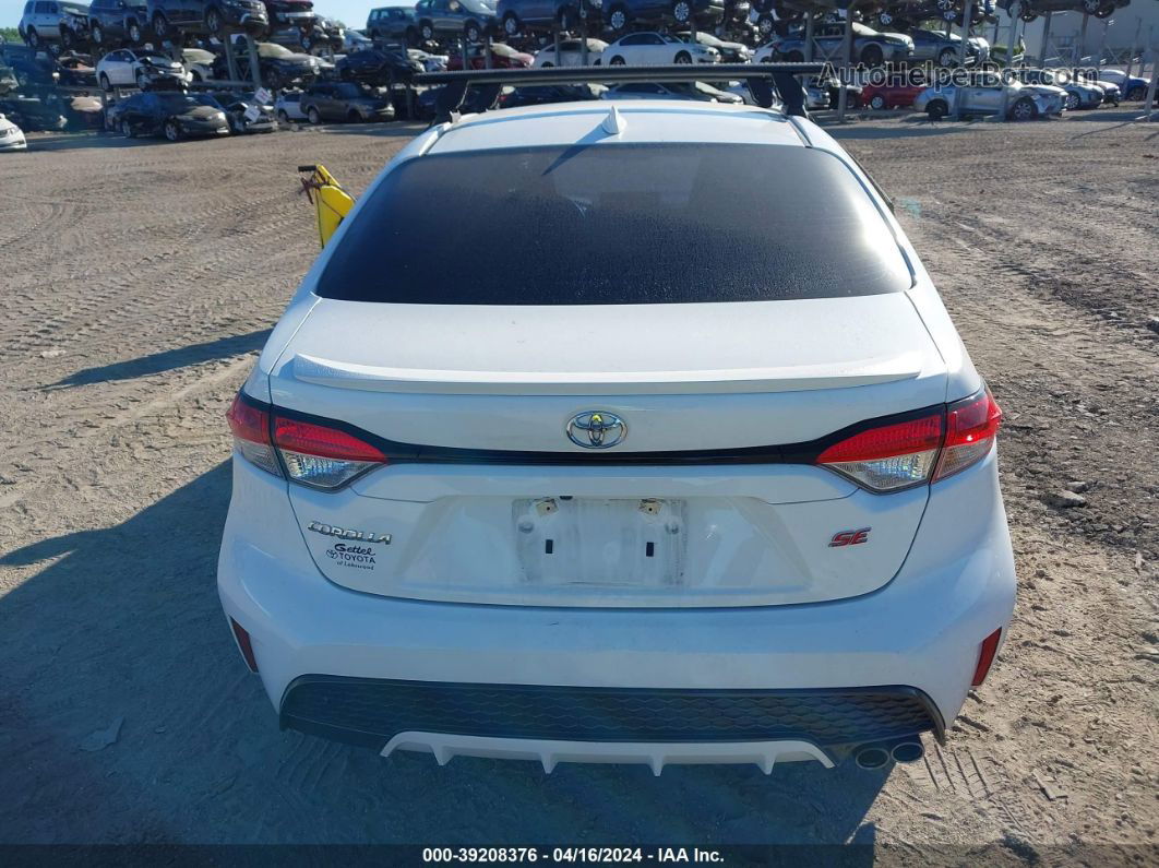 2021 Toyota Corolla Se White vin: 5YFS4MCE3MP086461