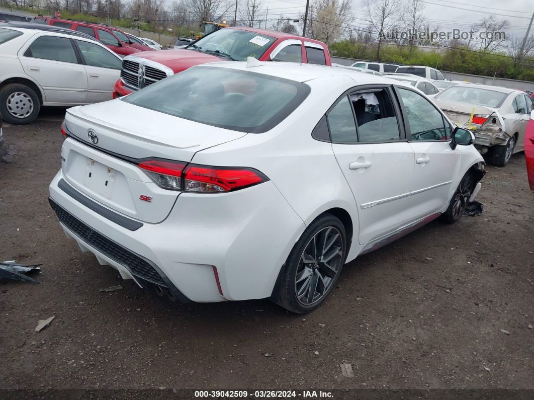 2021 Toyota Corolla Se White vin: 5YFS4MCE4MP065652