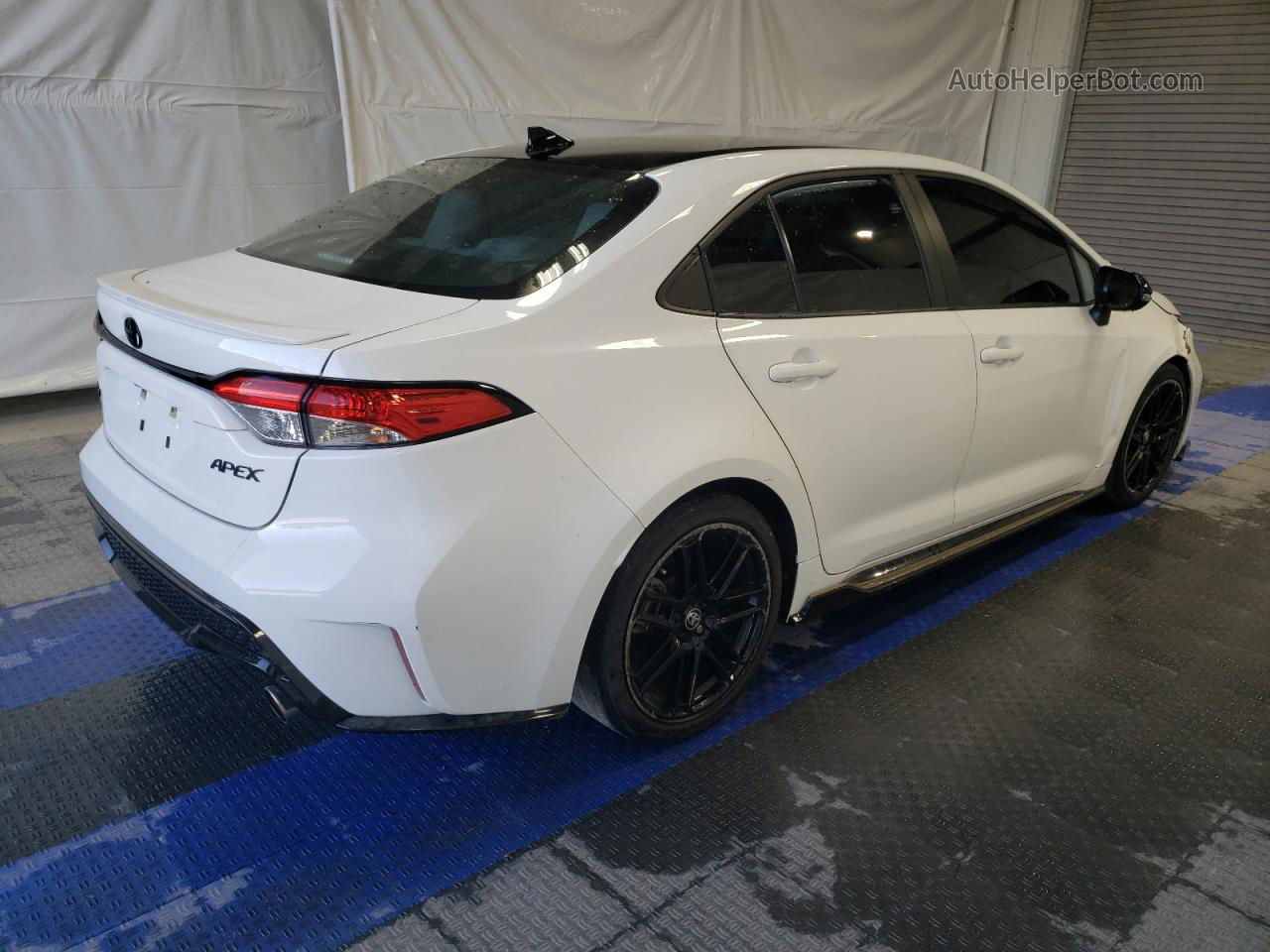 2021 Toyota Corolla Se White vin: 5YFS4MCE4MP081785