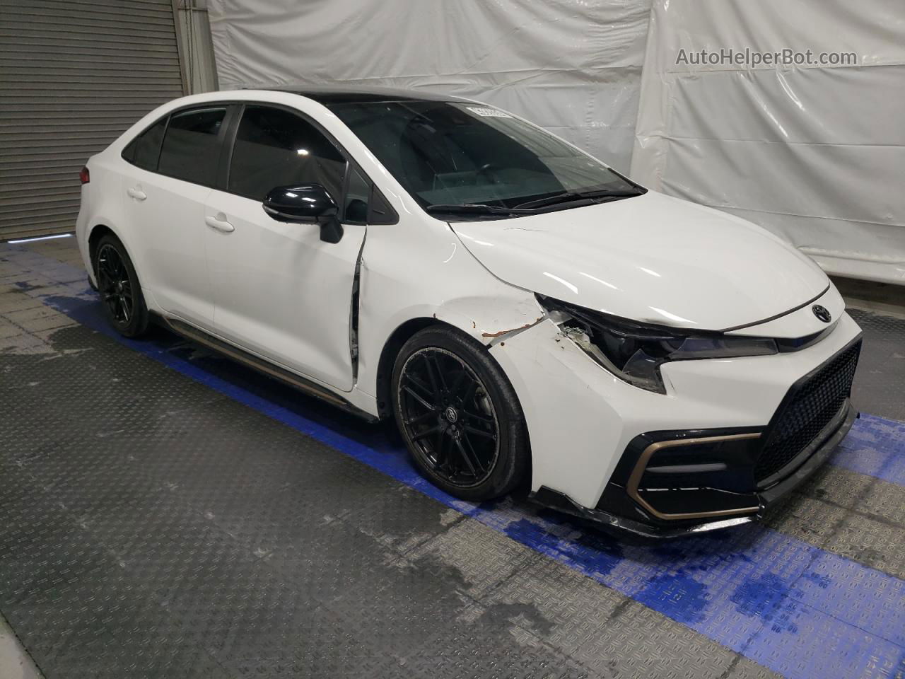 2021 Toyota Corolla Se White vin: 5YFS4MCE4MP081785