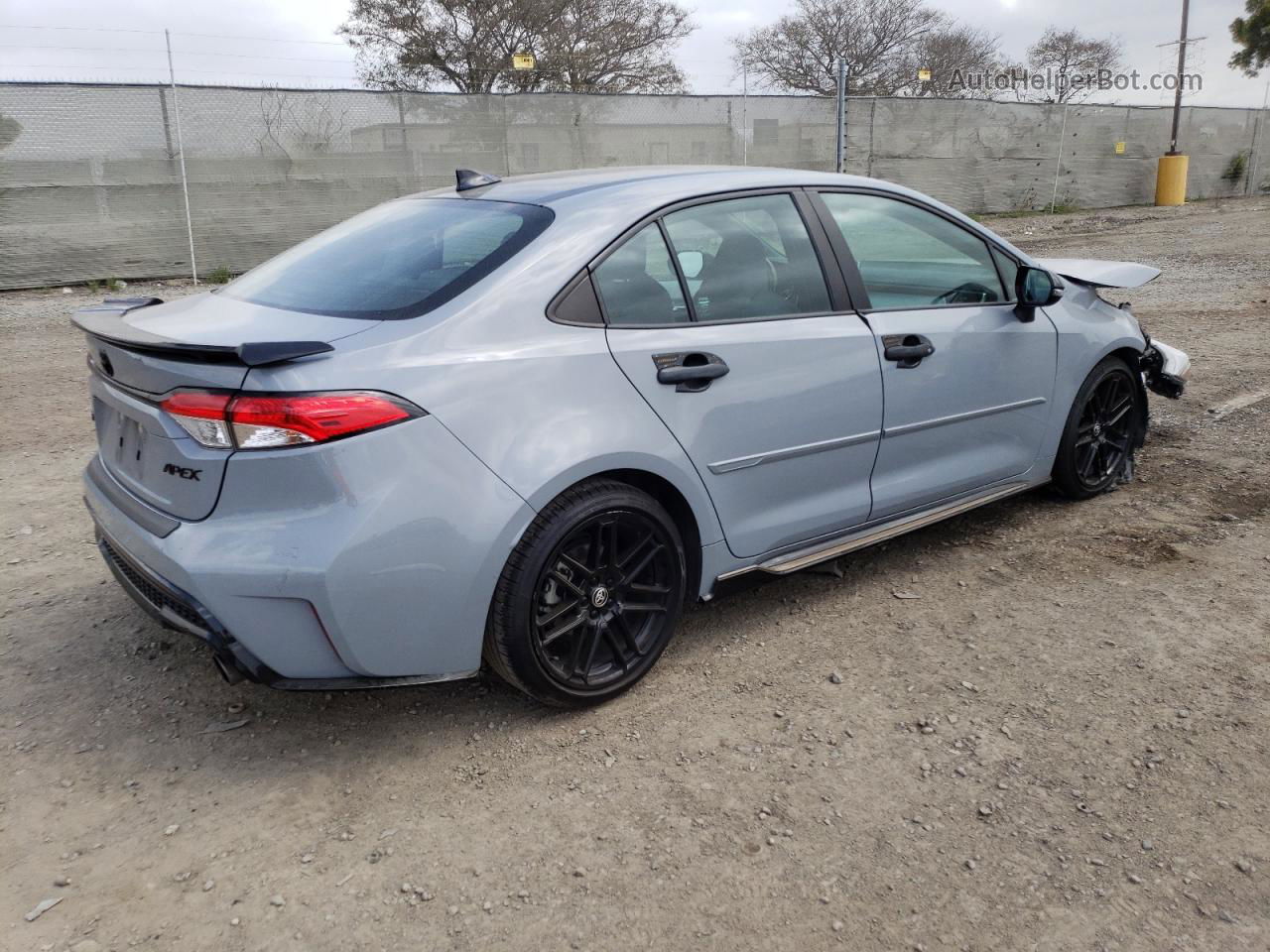 2021 Toyota Corolla Se Gray vin: 5YFS4MCE4MP083679