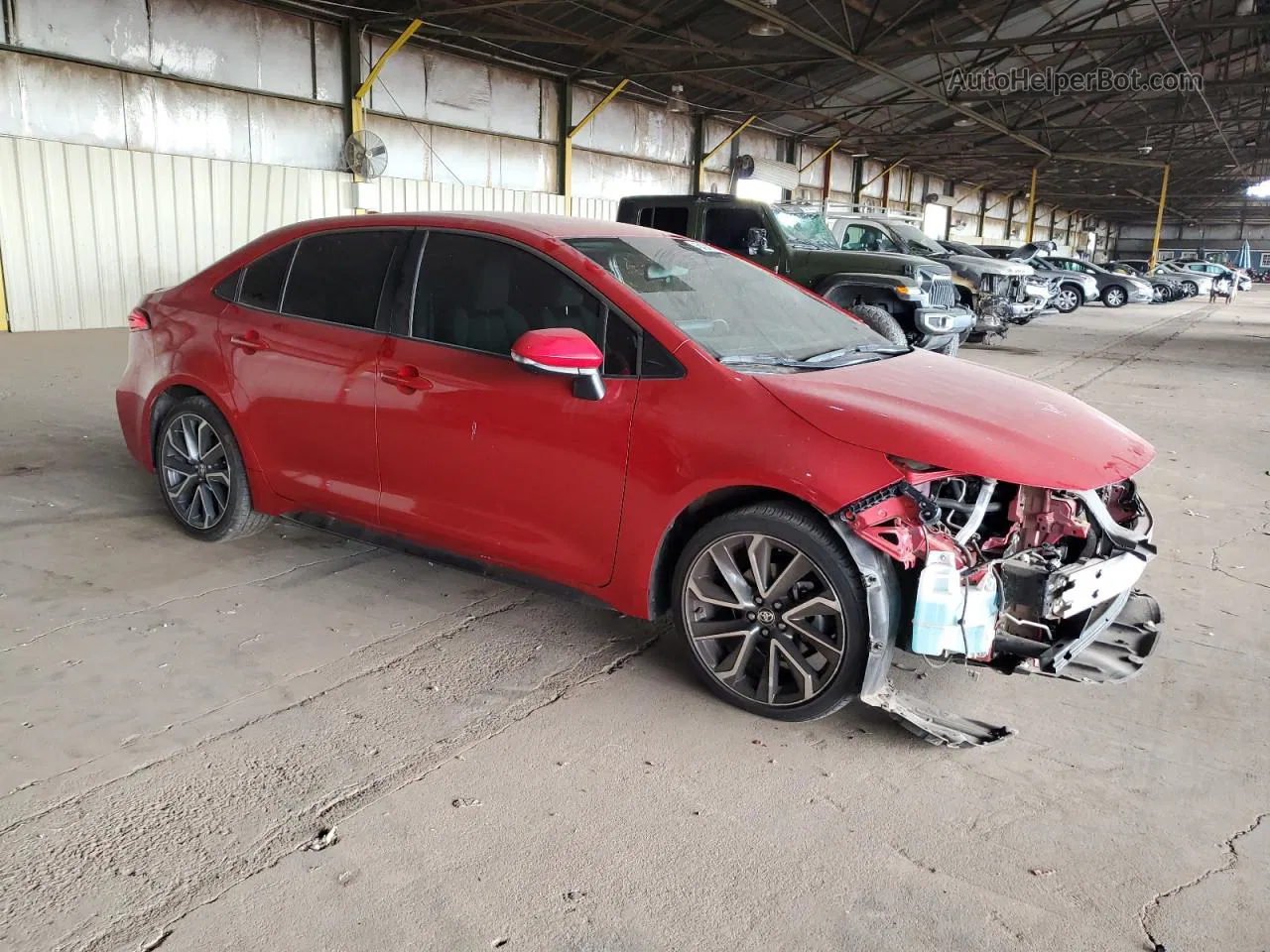 2021 Toyota Corolla Se Red vin: 5YFS4MCE6MP083649