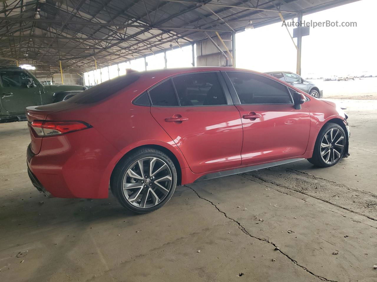 2021 Toyota Corolla Se Red vin: 5YFS4MCE6MP083649