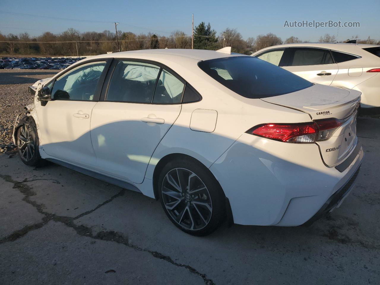 2021 Toyota Corolla Se White vin: 5YFS4MCE6MP087443