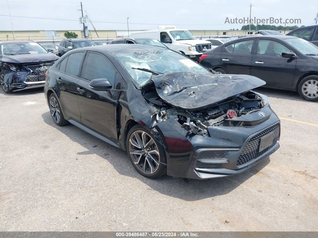 2021 Toyota Corolla Se Black vin: 5YFS4MCE7MP064687