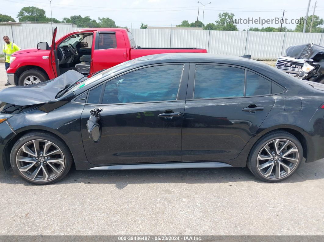 2021 Toyota Corolla Se Black vin: 5YFS4MCE7MP064687