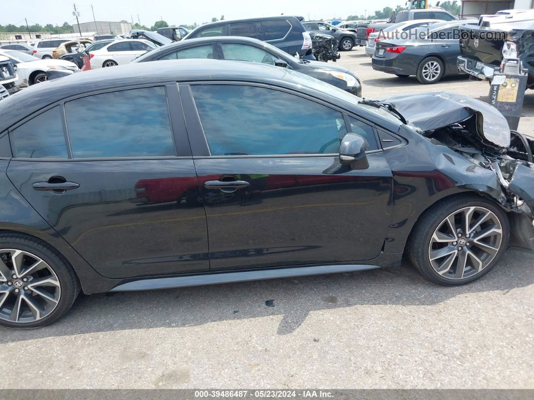 2021 Toyota Corolla Se Black vin: 5YFS4MCE7MP064687