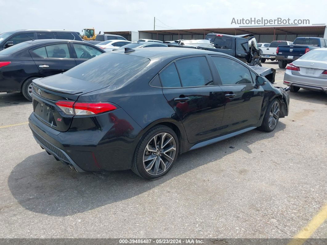 2021 Toyota Corolla Se Black vin: 5YFS4MCE7MP064687