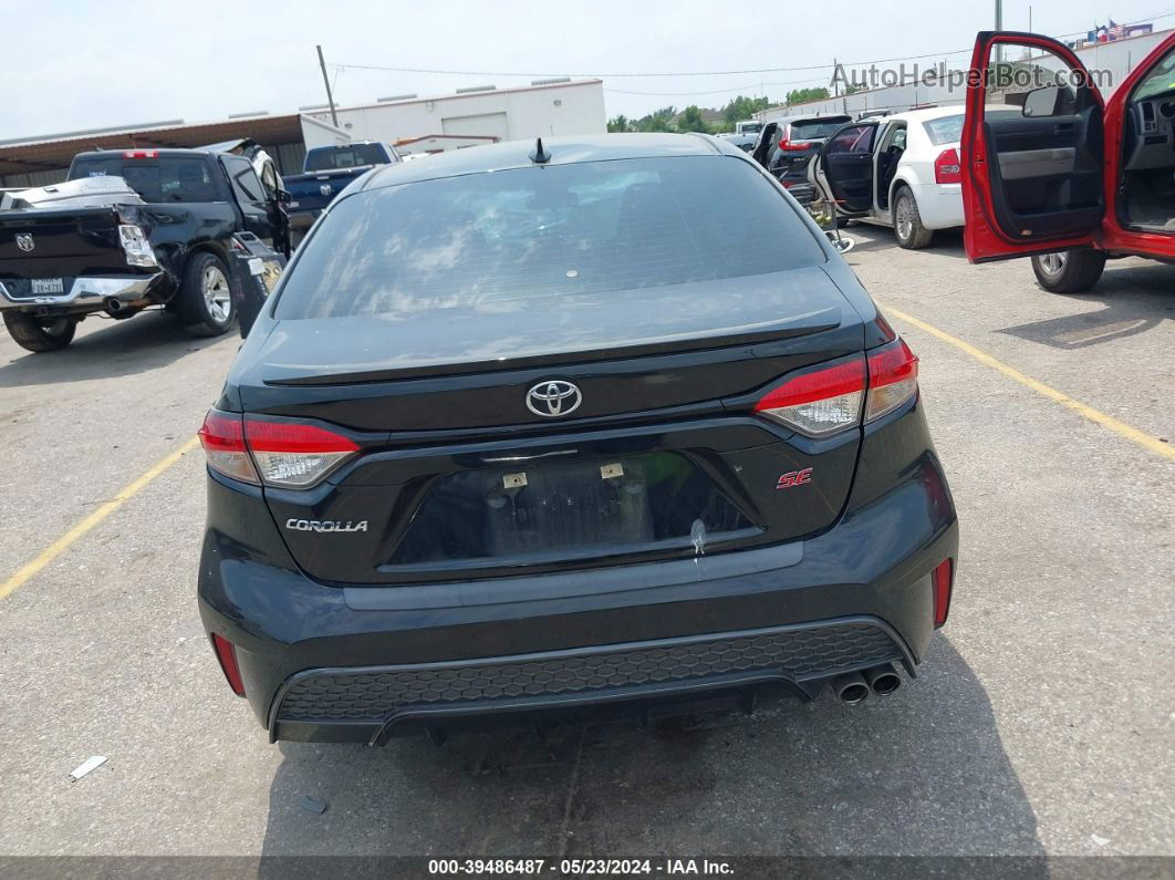 2021 Toyota Corolla Se Black vin: 5YFS4MCE7MP064687