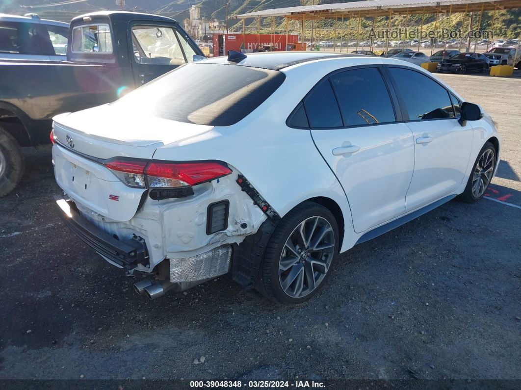 2021 Toyota Corolla Se Белый vin: 5YFS4MCE7MP070215