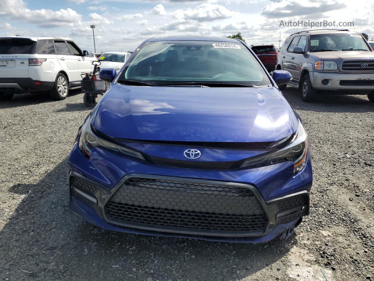 2021 Toyota Corolla Se Синий vin: 5YFS4MCE8MP059790