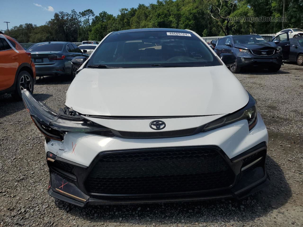 2021 Toyota Corolla Se Белый vin: 5YFS4MCE8MP067601