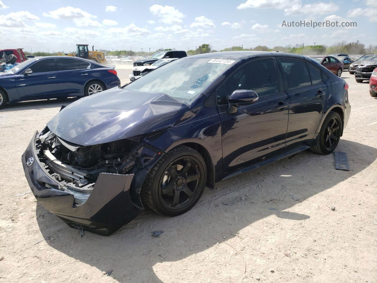 2021 Toyota Corolla Se Синий vin: 5YFS4MCE8MP070420