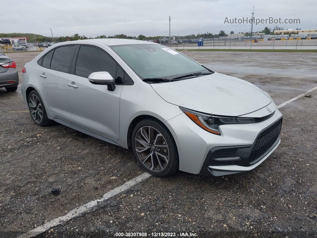 2021 Toyota Corolla Se Серебряный vin: 5YFS4MCE8MP086505