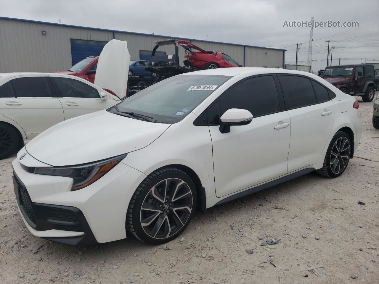 2021 Toyota Corolla Se White vin: 5YFS4MCE9MP058809