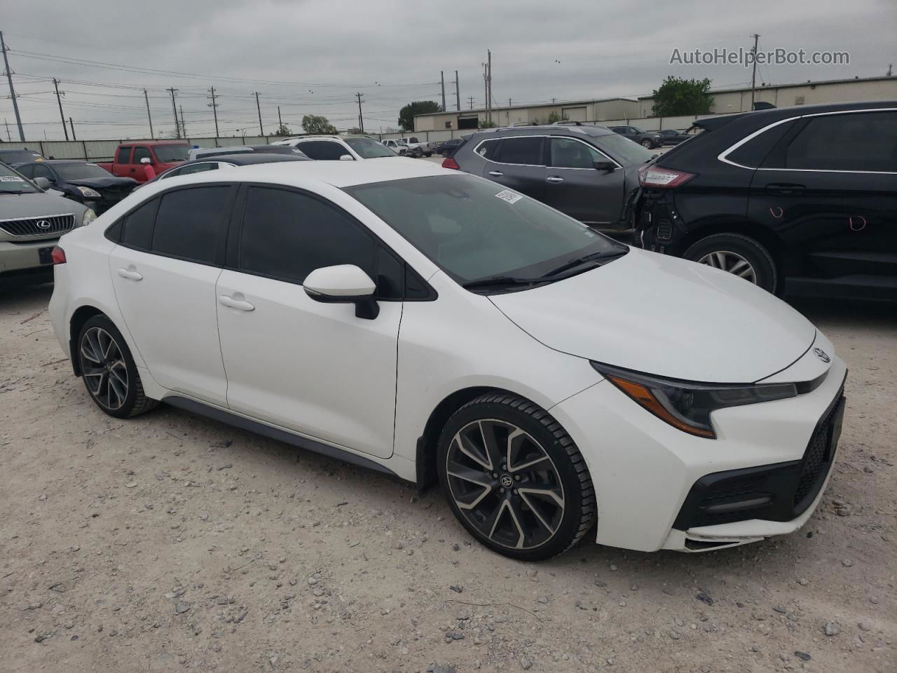 2021 Toyota Corolla Se White vin: 5YFS4MCE9MP058809