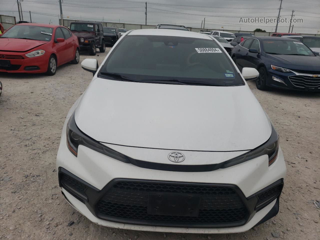 2021 Toyota Corolla Se White vin: 5YFS4MCE9MP058809