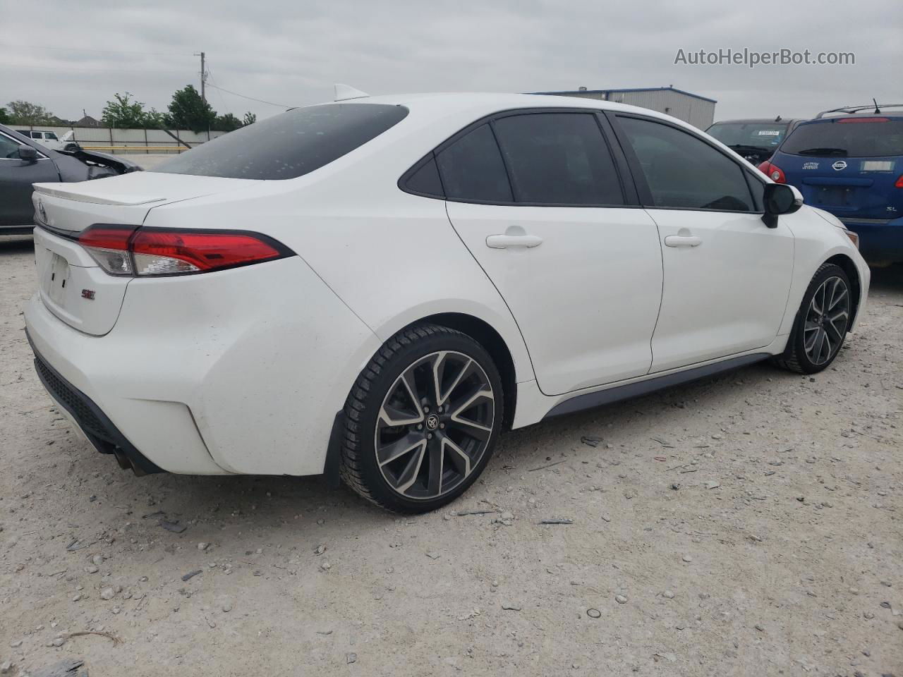 2021 Toyota Corolla Se White vin: 5YFS4MCE9MP058809