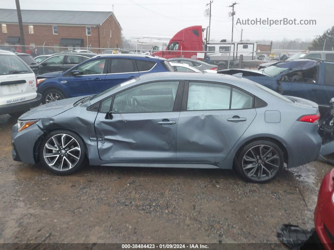 2021 Toyota Corolla Se Gray vin: 5YFS4MCEXMP062139