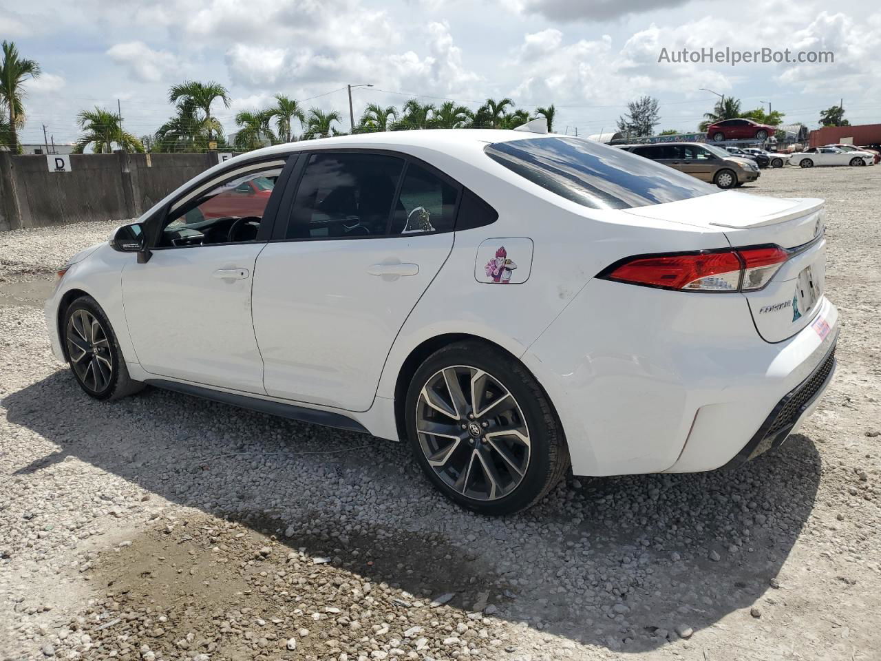 2021 Toyota Corolla Se White vin: 5YFS4MCEXMP090393