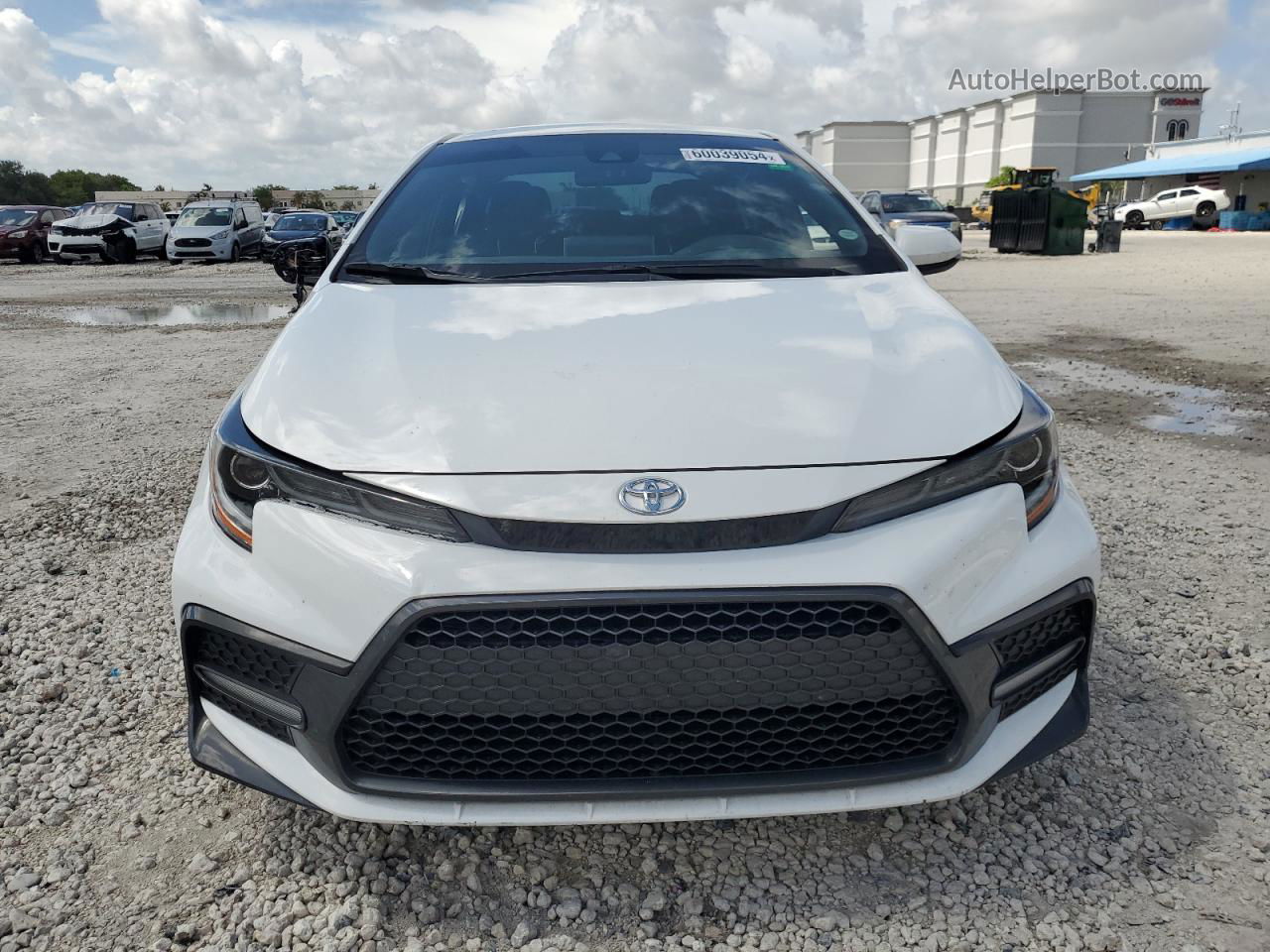 2021 Toyota Corolla Se Белый vin: 5YFS4MCEXMP090393