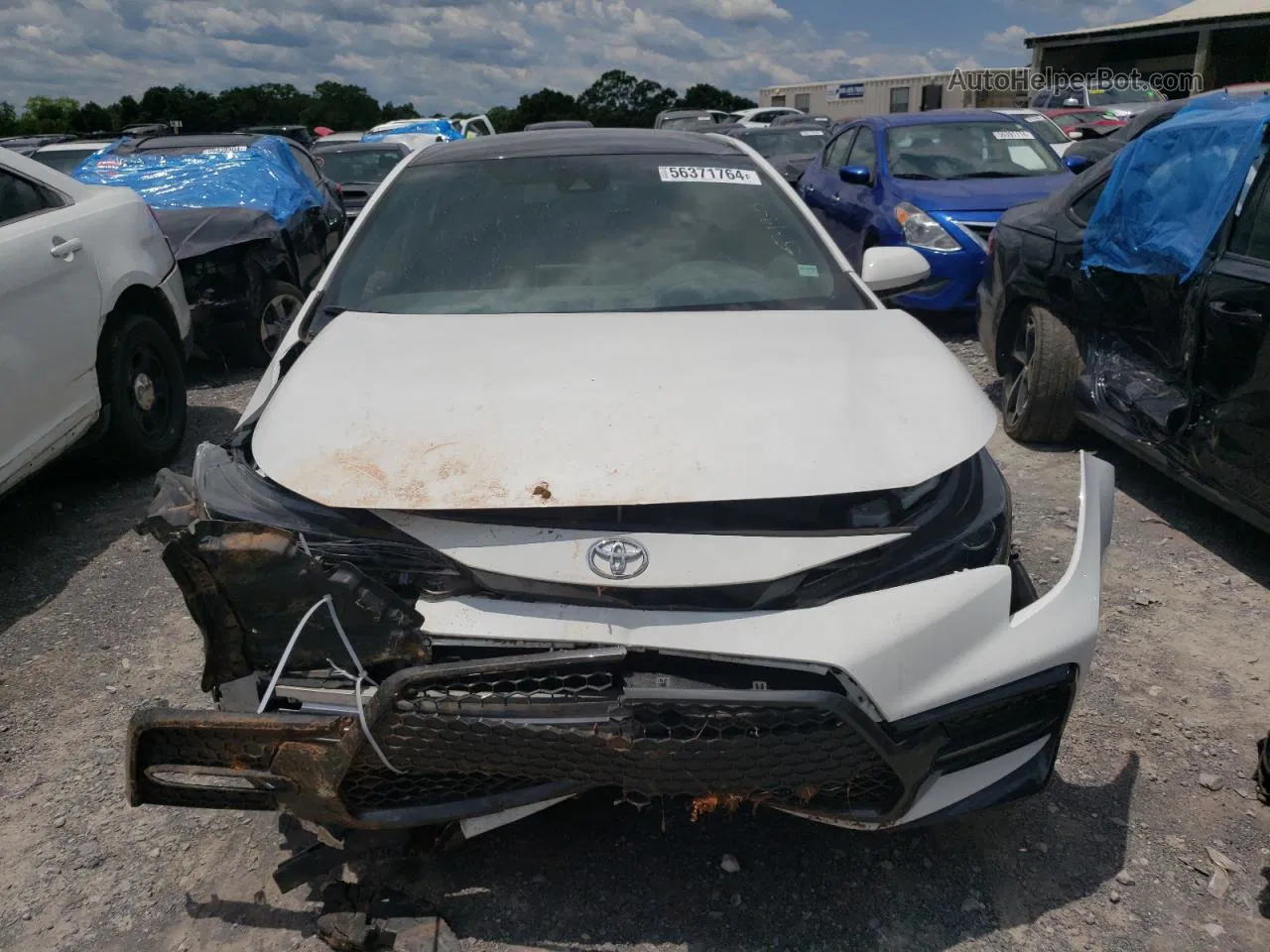 2021 Toyota Corolla Se White vin: 5YFS4MCEXMP091687