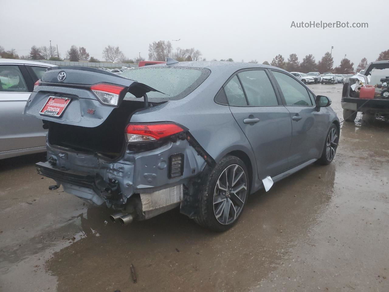 2021 Toyota Corolla Se Blue vin: 5YFS4MCEXMP092984