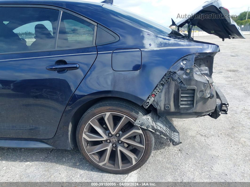 2020 Toyota Corolla Se Blue vin: 5YFS4RCE0LP017741