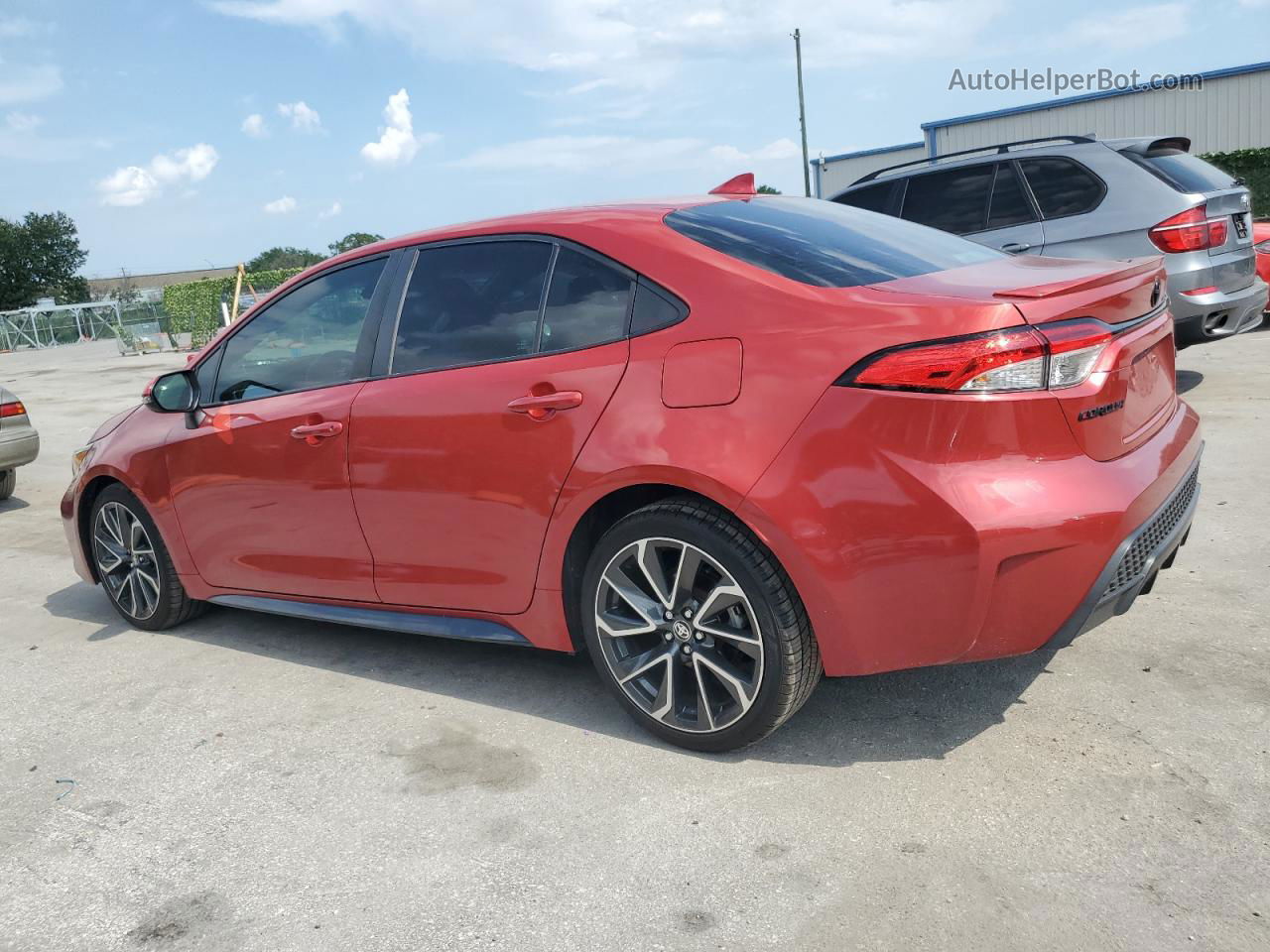 2020 Toyota Corolla Se Red vin: 5YFS4RCE0LP018632