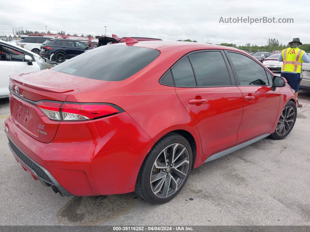 2020 Toyota Corolla Se Красный vin: 5YFS4RCE0LP054725