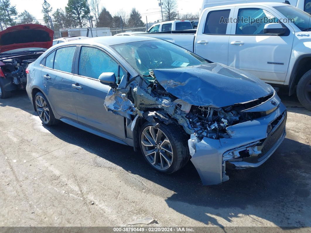 2020 Toyota Corolla Se Gray vin: 5YFS4RCE0LP055941