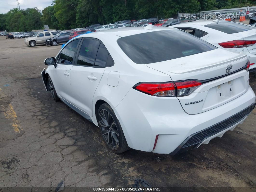 2020 Toyota Corolla Se White vin: 5YFS4RCE1LP041885