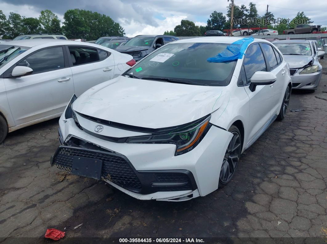 2020 Toyota Corolla Se White vin: 5YFS4RCE1LP041885