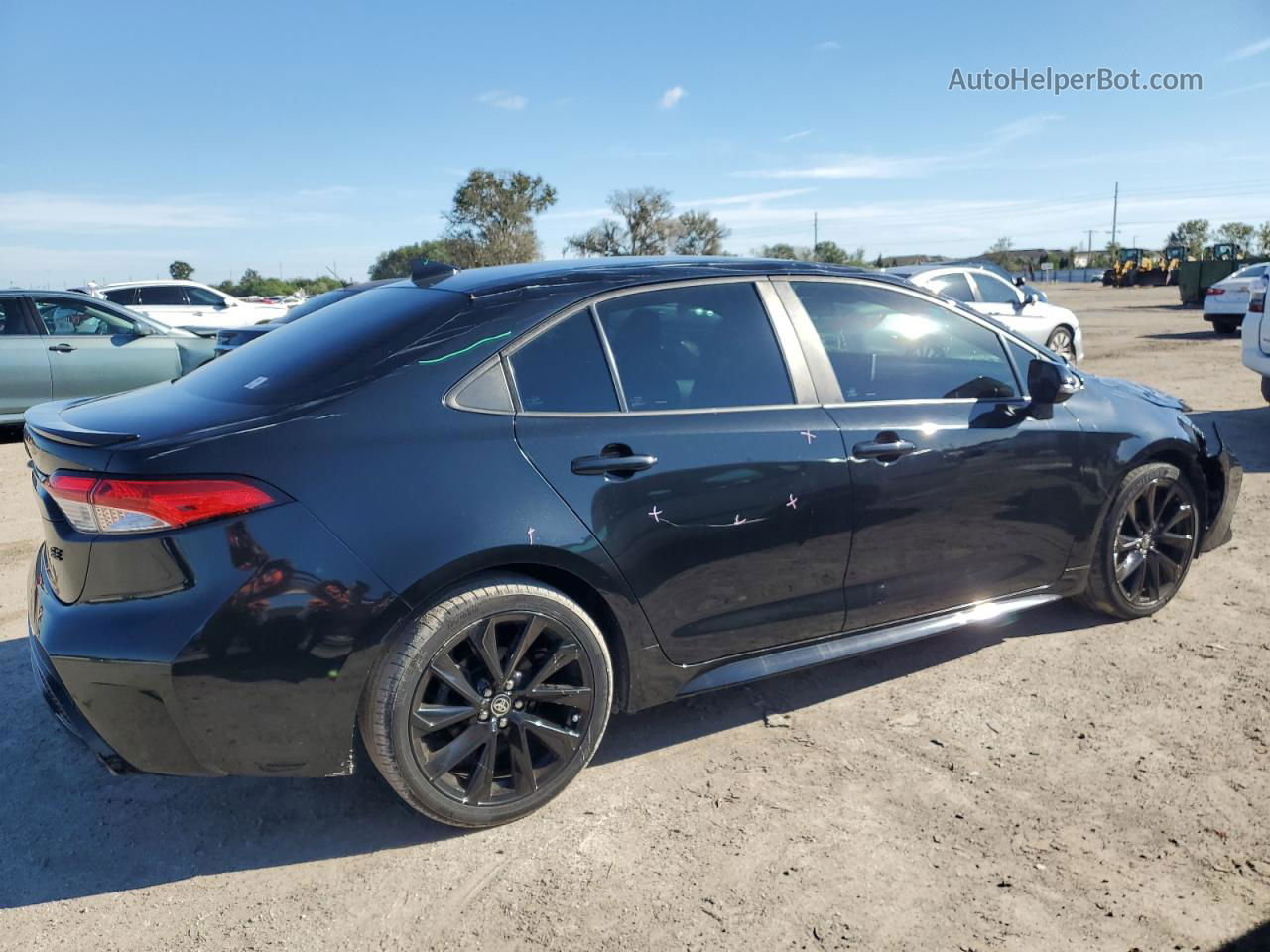 2020 Toyota Corolla Se Black vin: 5YFS4RCE2LP049154