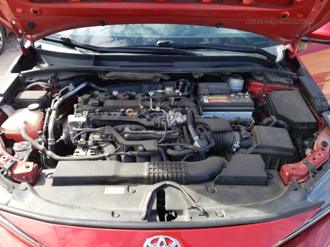 2020 Toyota Corolla Se Red vin: 5YFS4RCE3LP023873