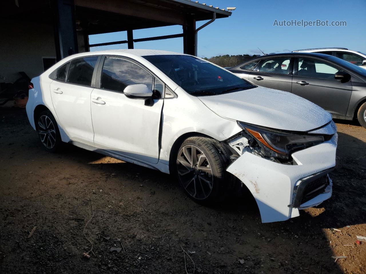 2020 Toyota Corolla Se White vin: 5YFS4RCE3LP029298