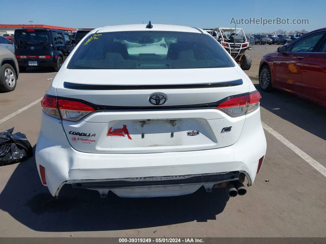 2020 Toyota Corolla Se Nightshade Edition White vin: 5YFS4RCE3LP038518