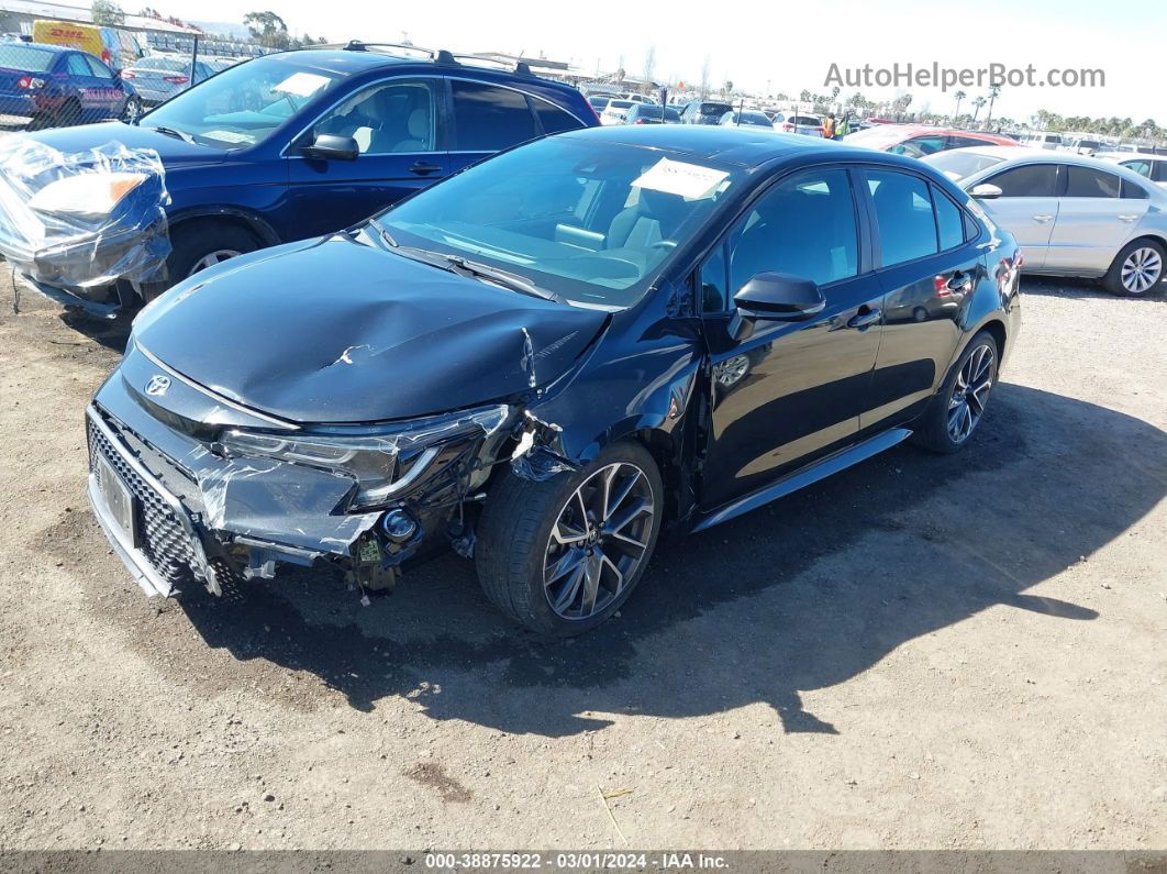 2020 Toyota Corolla Se Black vin: 5YFS4RCE3LP048286