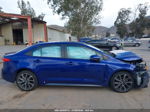 2020 Toyota Corolla Se Blue vin: 5YFS4RCE4LP029486