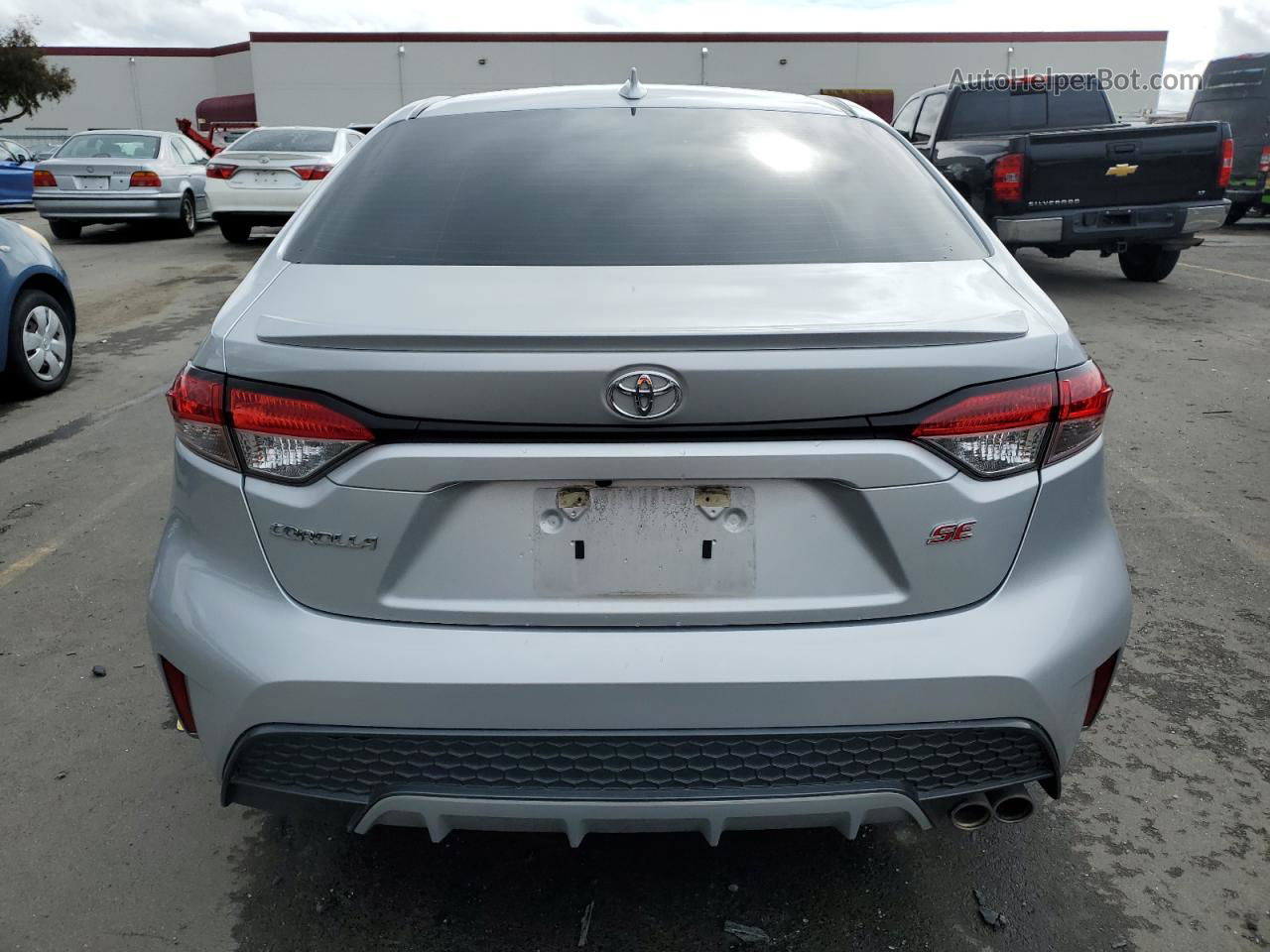 2020 Toyota Corolla Se Серебряный vin: 5YFS4RCE4LP032758