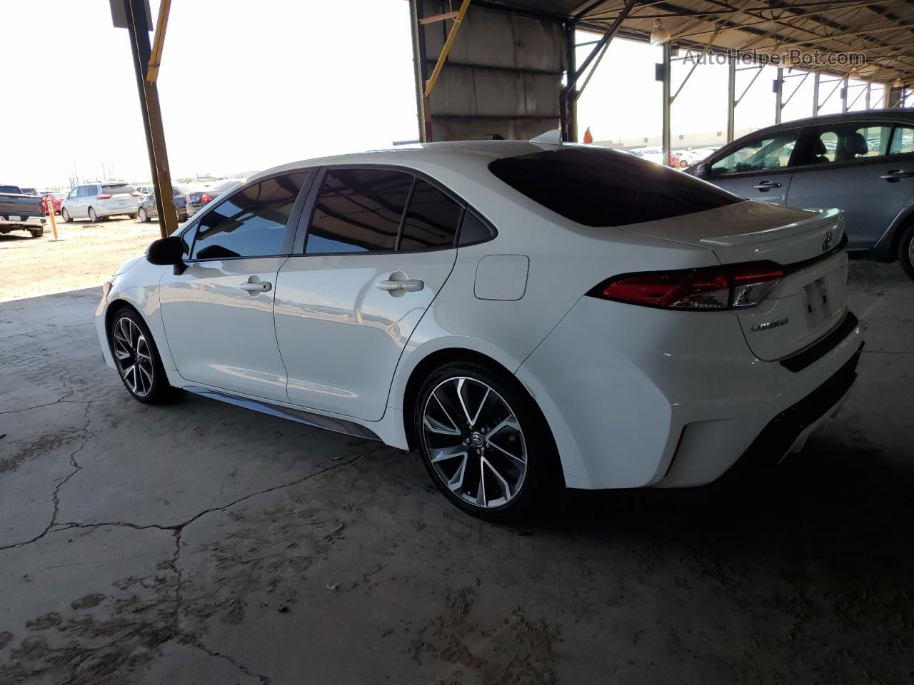 2020 Toyota Corolla Se White vin: 5YFS4RCE5LP022675