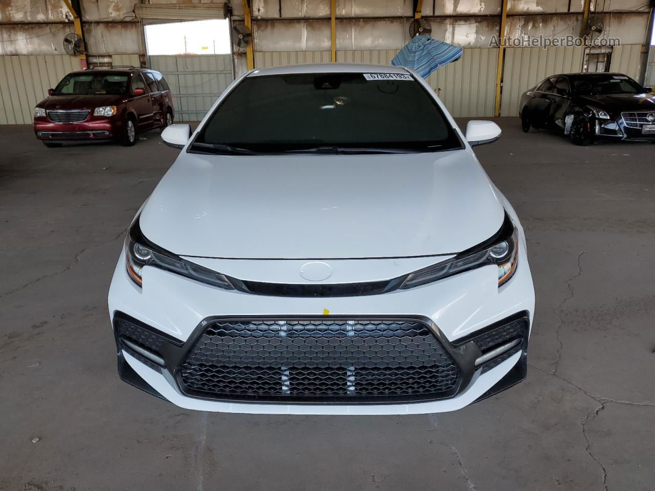 2020 Toyota Corolla Se White vin: 5YFS4RCE5LP022675